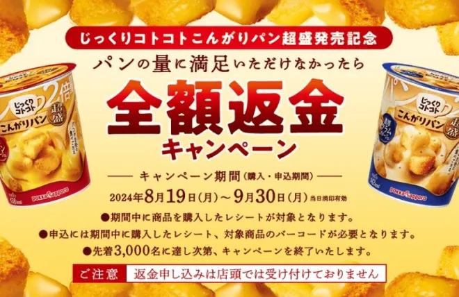 キャッシュバックキャンペーンバナー