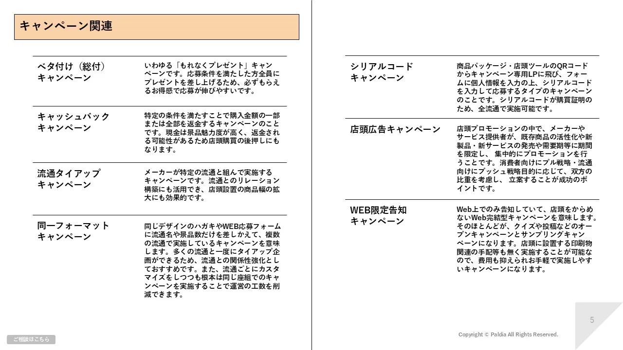 【ググるより早い！】キャンペーン・プロモーション用語集64選②