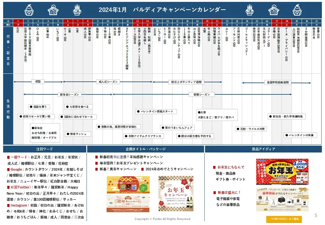 【イベント販促の企画に役立つ！】2024年キャンペーンカレンダー②
