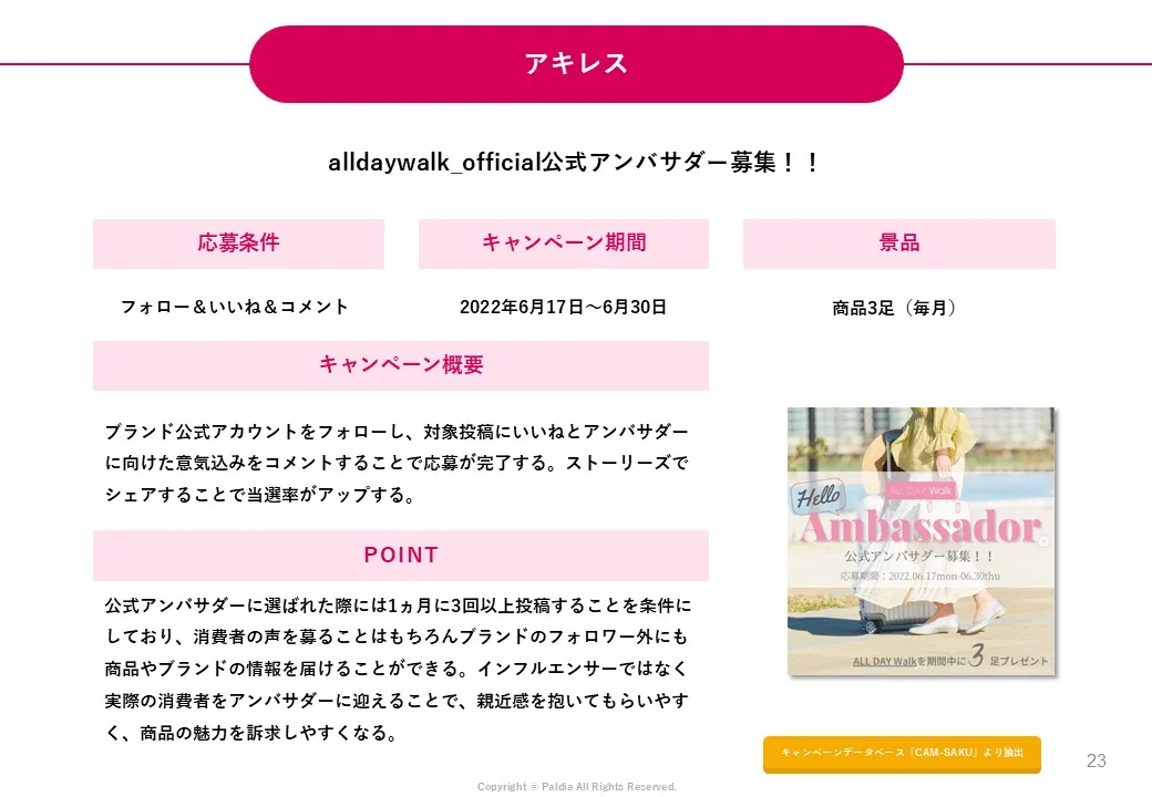 【イメージアップや口コミ創出に最適】Instagramキャンペーン事例20選②