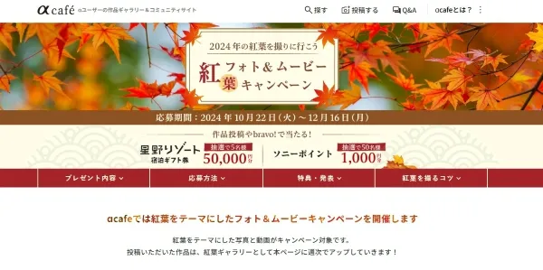 紅葉フォト＆ムービーキャンペーン