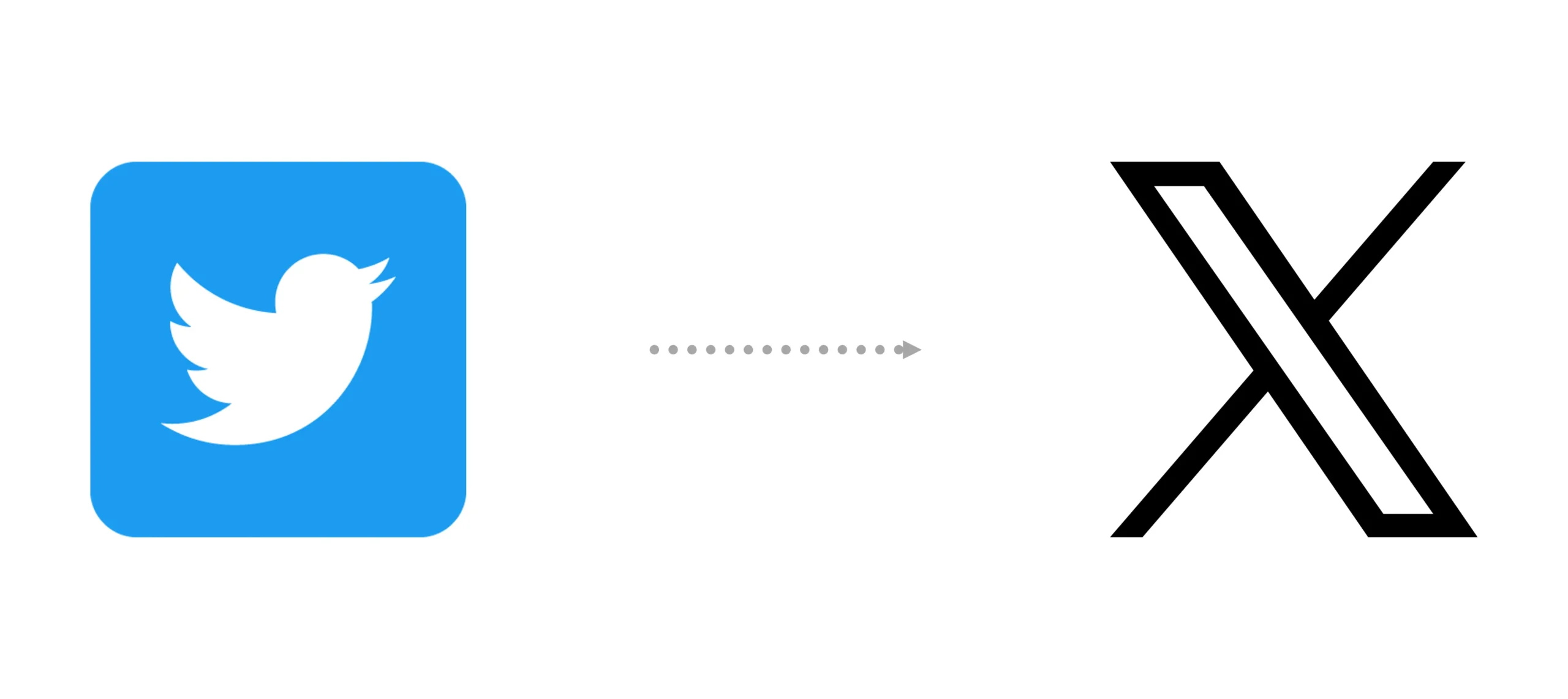 Twitterから青い鳥がいなくなり「X」へ