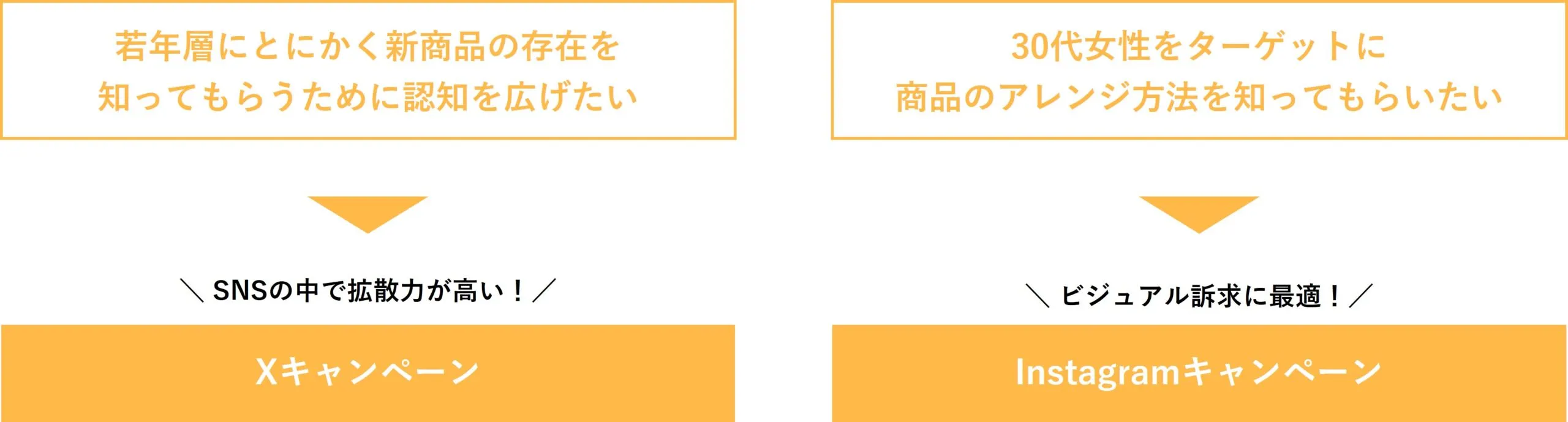 キャンペーン実施目的の整理と種別決定