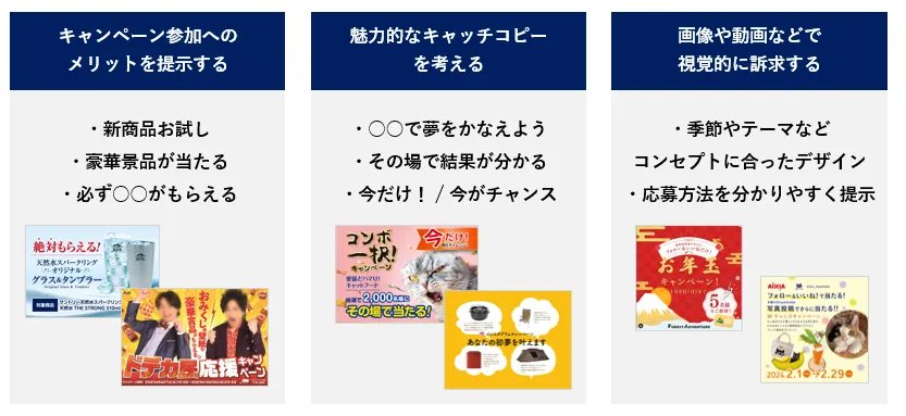 クリエイティブと訴求ポイント