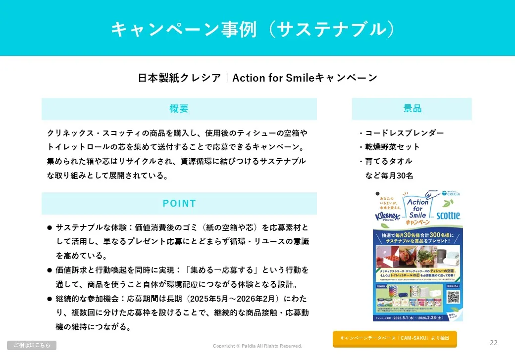 【認知・共感・購入・拡散】トイレタリー・日用品メーカー向けプロモーション4選②